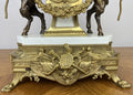 Clock Antique Louis XV Brass Marble Garniture Set With Candelabras LOT 60263