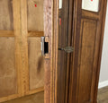 Wardrobe Antique French Oak Two Door Mirrored Carved Armoire Cabinet LOT 614412