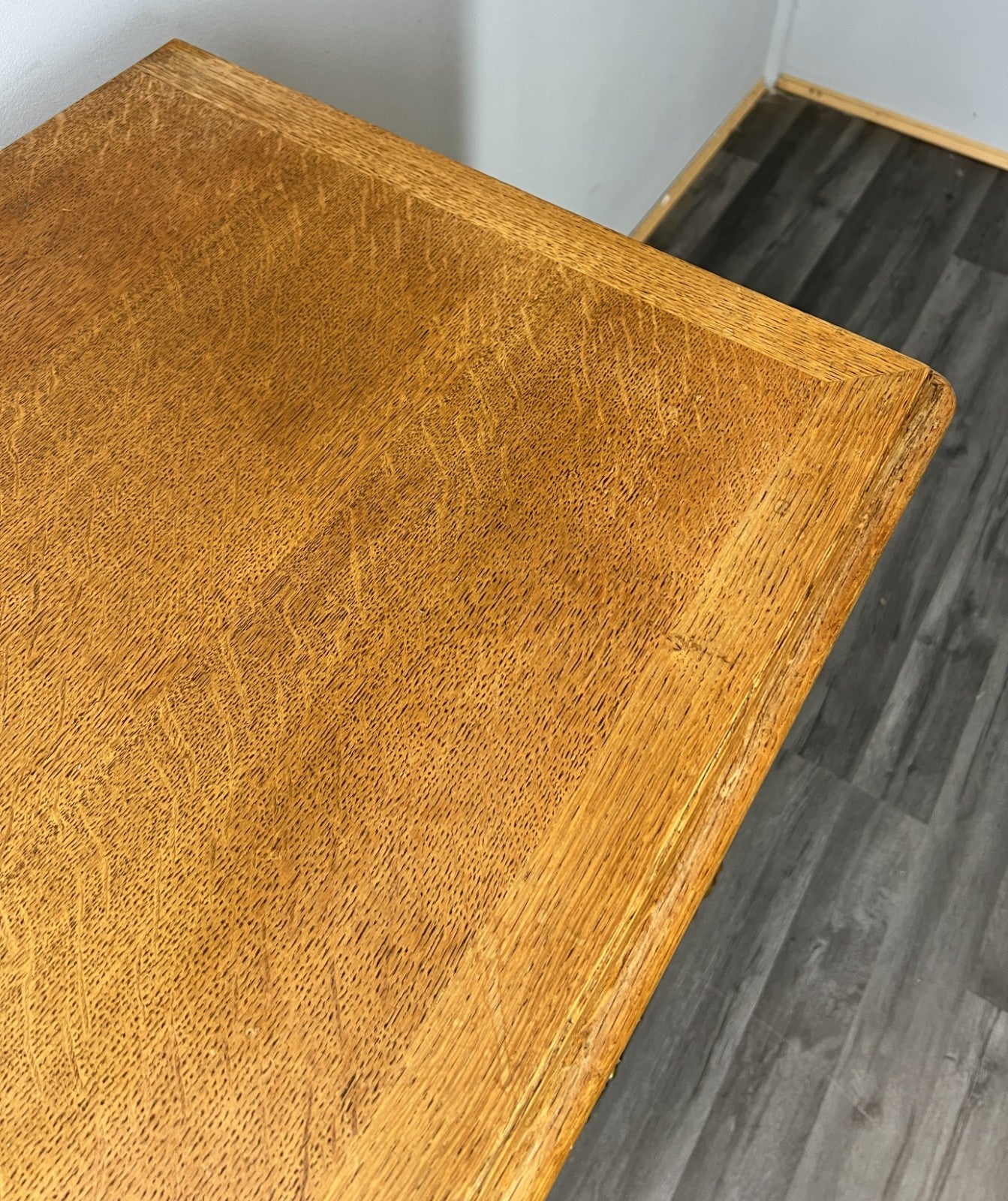 Chest of Drawers Vintage French Louis Oak 3 Drawers Carved Cabinet LOT 44647