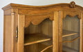Bookcase Vintage French Louis XVI Oak Display Cabinet Carved Sideboard LOT 63133