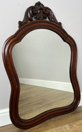 Mirror Antique French Style Walnut Carved Decorative Frame Wall Mirror LOT 63400