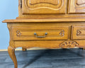 Cabinet Vintage French Style Oak Carved Storage Drawers Cupboard LOT 37538