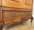 Wardrobe Antique French Style Oak Two Door Storage Carved Armoire LOT 6510