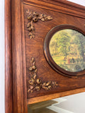 Wall Mirror Antique French Style Oak Carved Ornate Wall Frame LOT 60887
