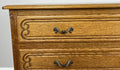 Chest of Drawers Vintage French Louis Oak 3 Drawers Carved Cabinet LOT 62546