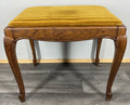 Footstool Vintage French Louis Style Oak Table Stool Upholstered Seat LOT 44222