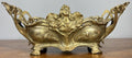 French Art Nouveau Jardiniere, Antique Brass Planter Brass Ornate LOT 46792