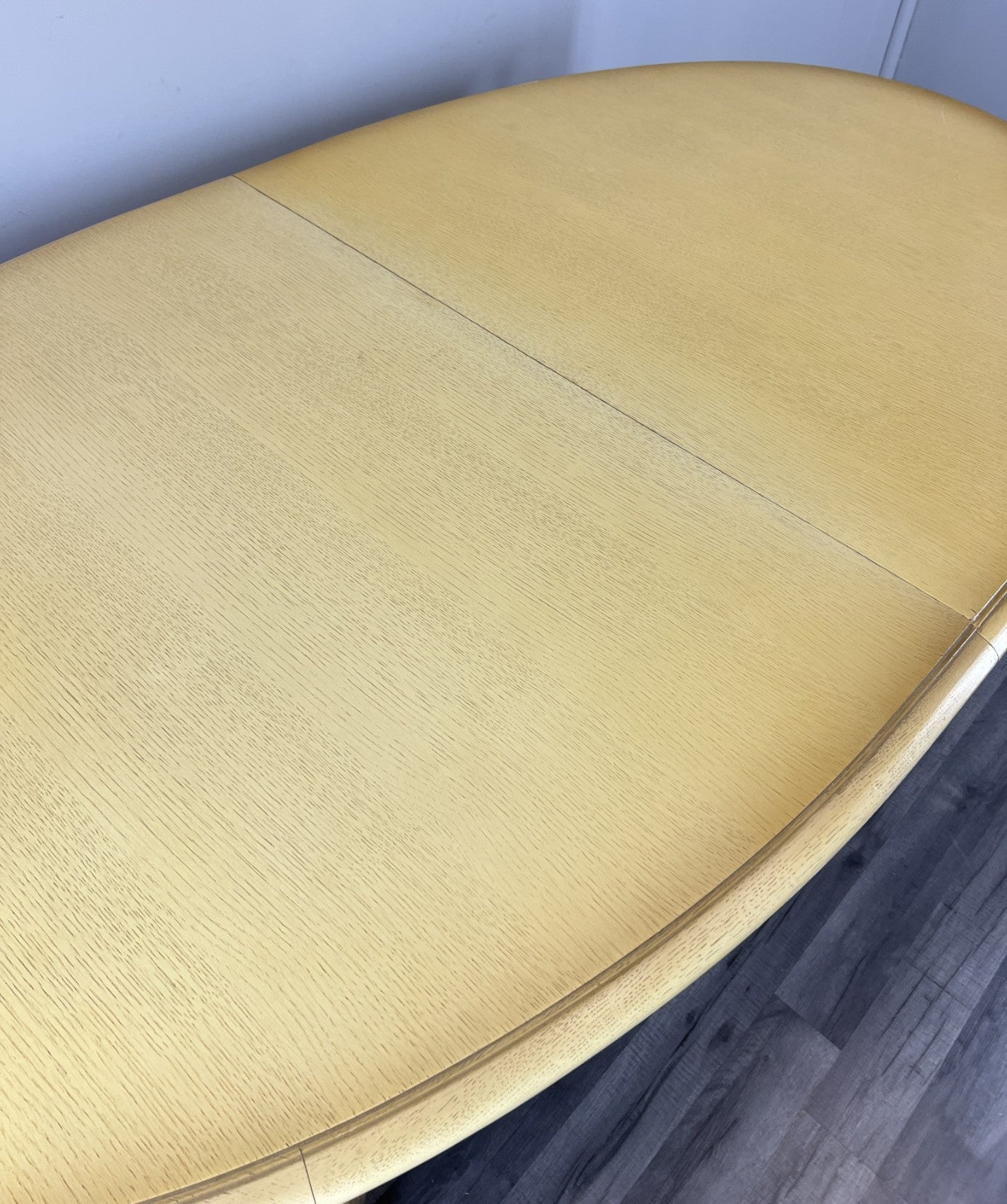 Dining Table Vintage French Louis XVI Shabby Chic with Set of 6 Chairs LOT 440411