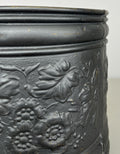 Plant Pot Vintage French Painted Brass Floral Jardiniere Planter LOT 6472