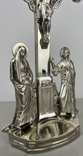 Crucifix Vintage French Style Metal Ornate Religious Figure LOT 64206