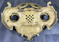 Inkwell Set Vintage French Brass Ornate Desk Stand Accessory LOT 46819