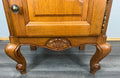 Pair of Bedside Tables Vintage French Louis Oak Nightstands Cabinets LOT 35186