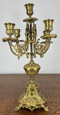 Candelabra Vintage French Style Ornate Five Arm Candle Holder LOT 47580