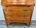 Secretaire Writing Desk Vintage French Oak Bureau Carved Cabinet LOT 37554