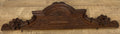 Pediment Antique French Style Oak Hand Carved Decorative Crest LOT 61730
