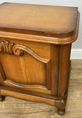 Pair of Bedside Tables Vintage French Louis Style Nightstands Cabinets LOT 62166