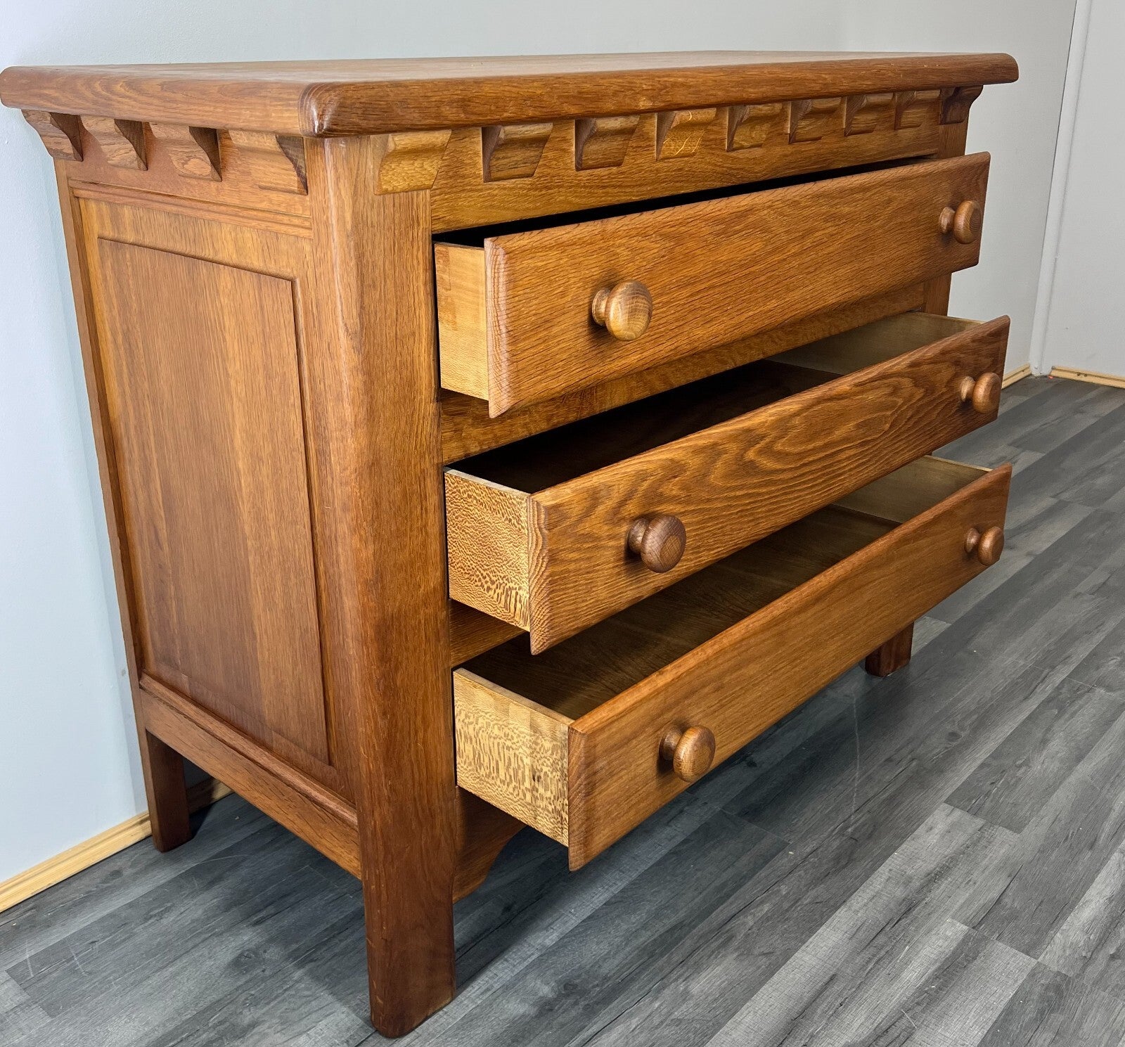 Chest of Drawers Vintage French Style Sideboard Carved Cabinet LOT 29309