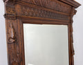Mirror Antique French Oak Wall Mirror Home Decor Carved Wall Frame LOT 637112