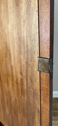 Wardrobe Antique French Style Oak Mirrored Door Carved Armoire LOT 6539