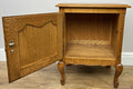 Pair of Bedside Tables Vintage French Louis Oak Nightstands Cabinets LOT 629515