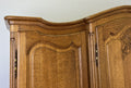 Wardrobe Vintage French Louis XVI Style Oak Four Door Carved Armoire LOT 63982