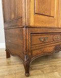 Wardrobe Antique French Style Oak Two Door Storage Carved Armoire LOT 6510