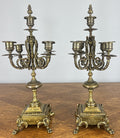 Clock Vintage French Style Clock Garniture with Candelabras LOT 46612