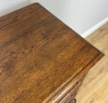 Chest of Drawers Vintage French Louis Oak 4 Drawers Carved Cabinet LOT 6527