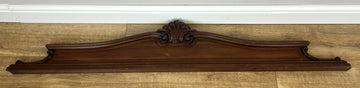 Pediment Antique French Style Walnut Hand Carved Decorative Crest LOT 61670