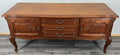 Cabinet Vintage French Louis Oak Carved Doors & Drawers Sideboard LOT 44000