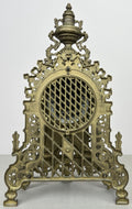 Clock Vintage French Style Quartz Ornate Roman Numeral Mantel Clock LOT 6443