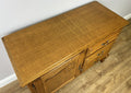 Cabinet Vintage French Louis XIV Oak Sideboard with Carved Cupboard LOT 626410