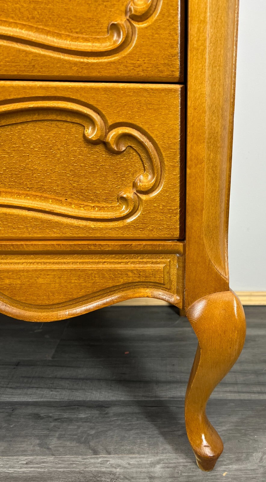 Chest of Drawers Vintage French Louis XIV Cabinet Carved Sideboard LOT 28956