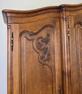 Wardrobe Vintage French Louis XVI Style Four Door Oak Carved Armoire LOT 61265