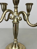 Pair of Candelabras Vintage French Style Metal Five Arm Candle Holders LOT 6486