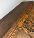 Chest of Drawers Vintage French Oak 3 Drawers Bureau Desk Cabinet LOT 21698