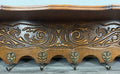 Coat Rack Antique French Style Oak Wall Shelf 6 Hooks Carved Hall Stand LOT 35115