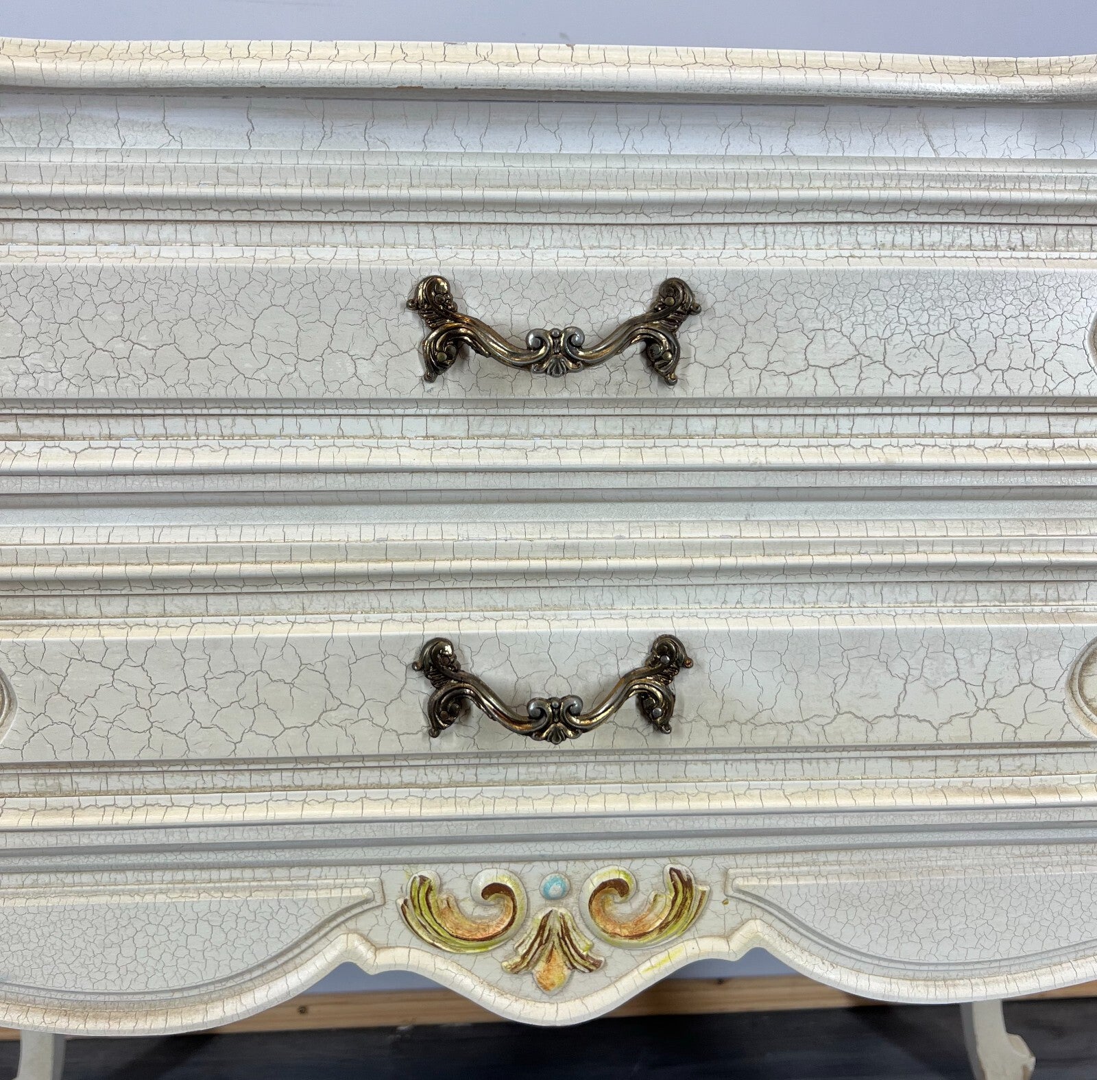 Chest of Drawers Vintage French Shabby Chic Louis XIV Sideboard Cabinet LOT 31928