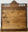Mirror Antique French Style Wall Mirror Oak Carved Decorative Frame LOT 61668