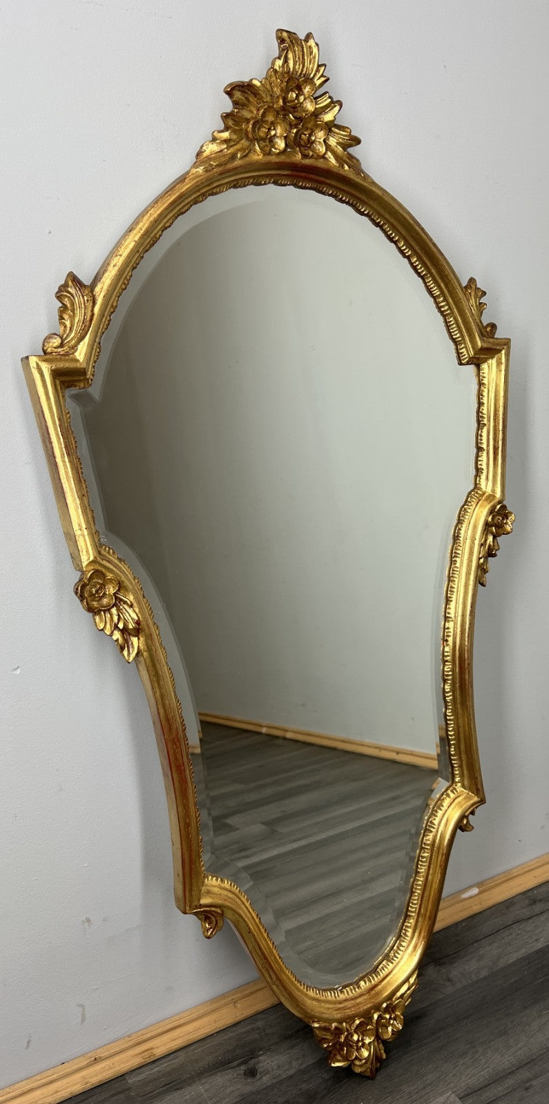 Mirror Vintage French Ornate Wall Mirror Gold Finish Wall Decor LOT 47090