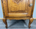 Pair of Bedside Tables Vintage French Louis Oak  Nightstands Cabinets LOT 44424