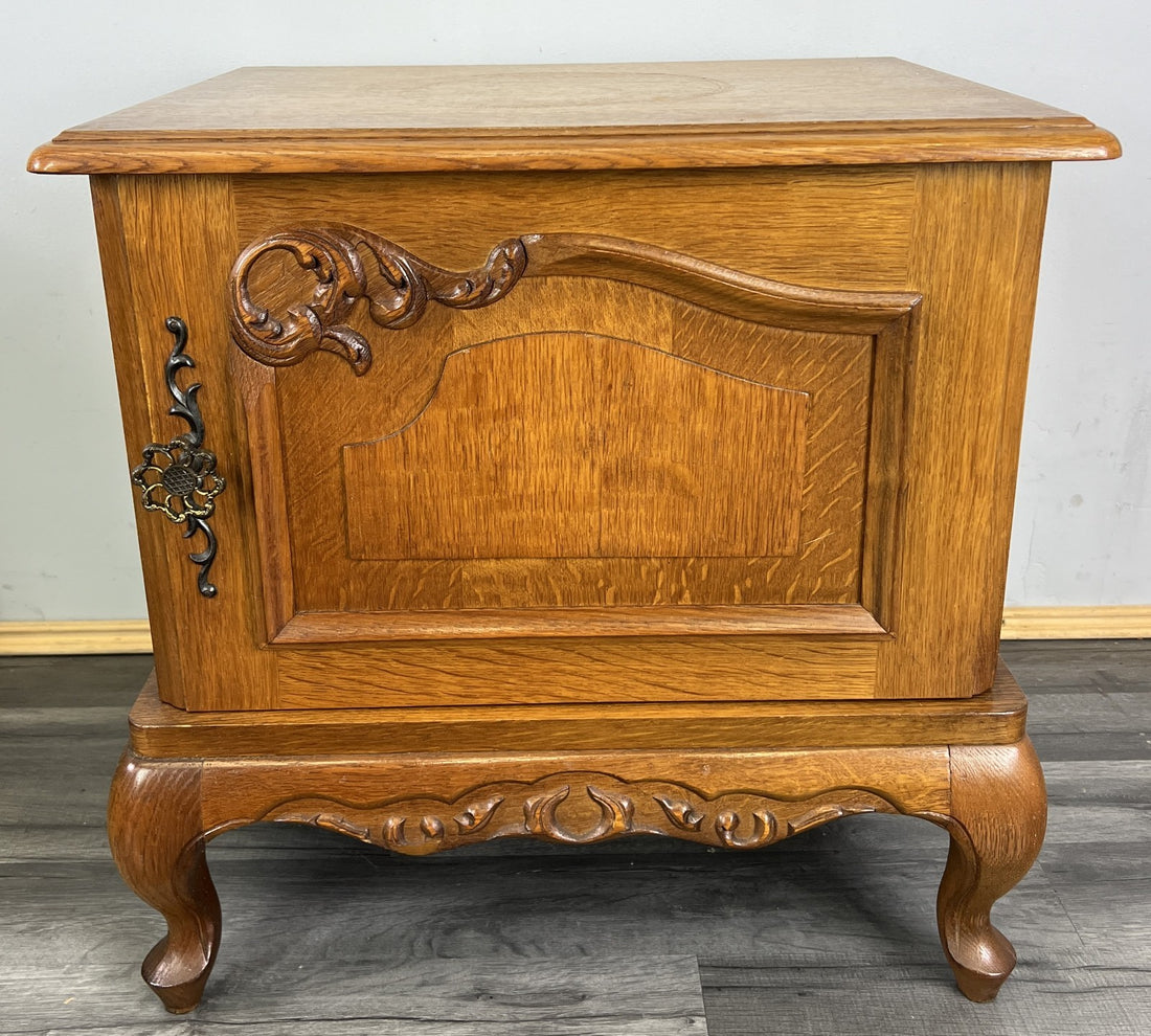 Pair of Bedside Tables Vintage French Louis XVI Nightstands Cabinets LOT 47930