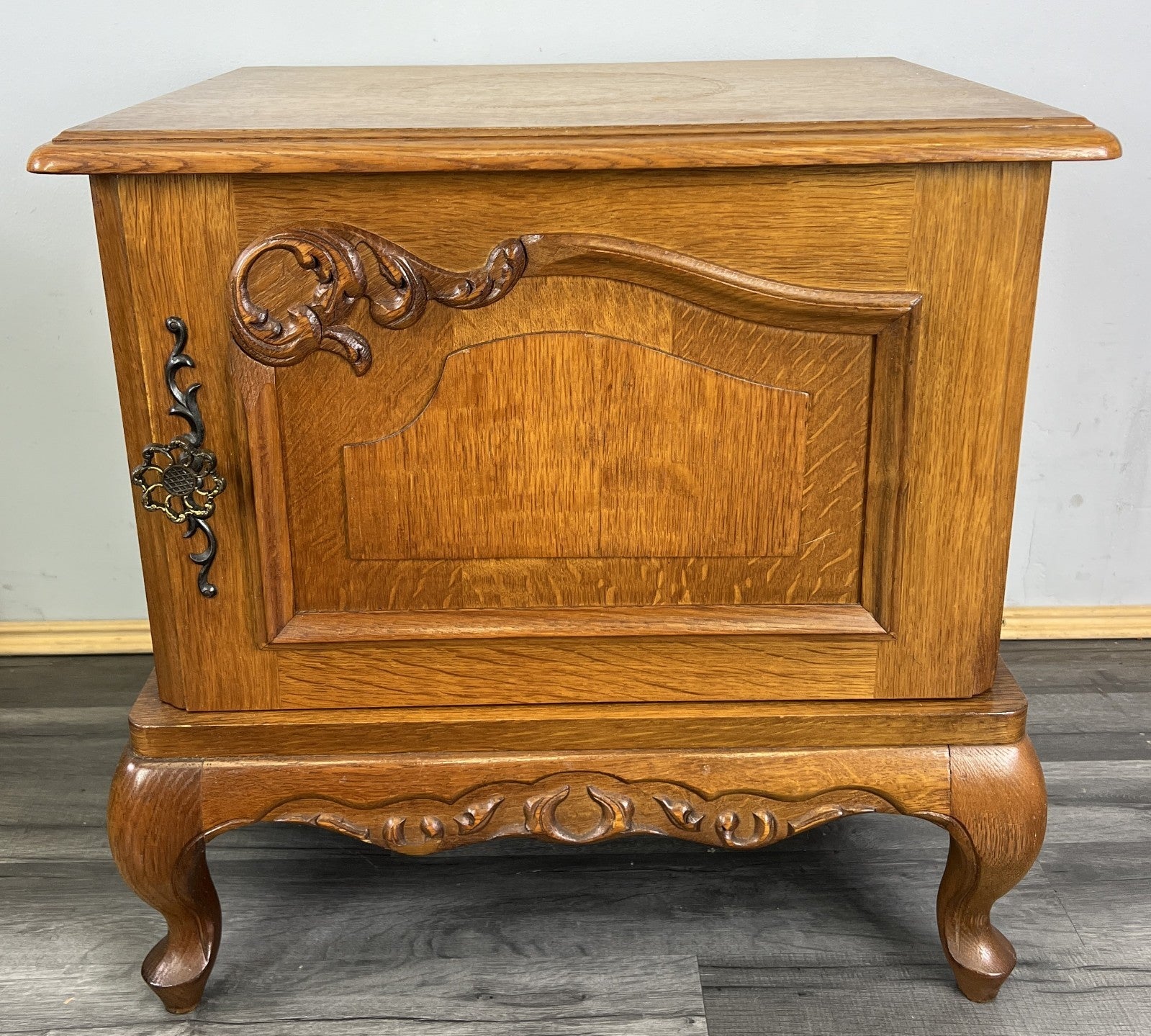 Pair of Bedside Tables Vintage French Louis XVI Nightstands Cabinets LOT 47931
