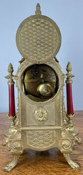 Lancini Imperial Ormolu Porcelain Gilt Brass Mantle Clock  LOT 46389