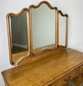 Dressing Table with Mirror Vintage French Oak Louis Vanity Table Makeup LOT 63202