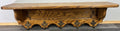 French Vintage Style Coat Rack Oak 5 Hooks Ornate Wall Shelf Coat LOT 47232