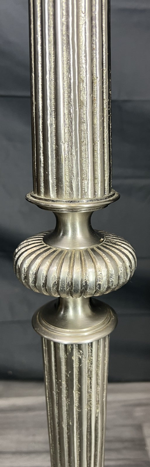 Floor Lamp Vintage French Style Standing Lamp Metal Floral Design LOT 481810