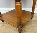 Bedside Table Antique French Style Marble Top Walnut Cabinet Nightstand LOT 62429