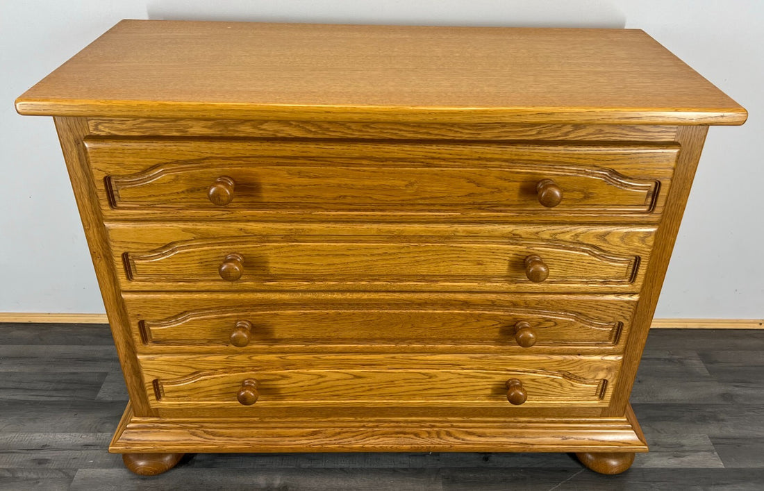 Chest of Drawers Vintage French Style 4 Drawer Cabinet Carved Sideboard LOT 31900