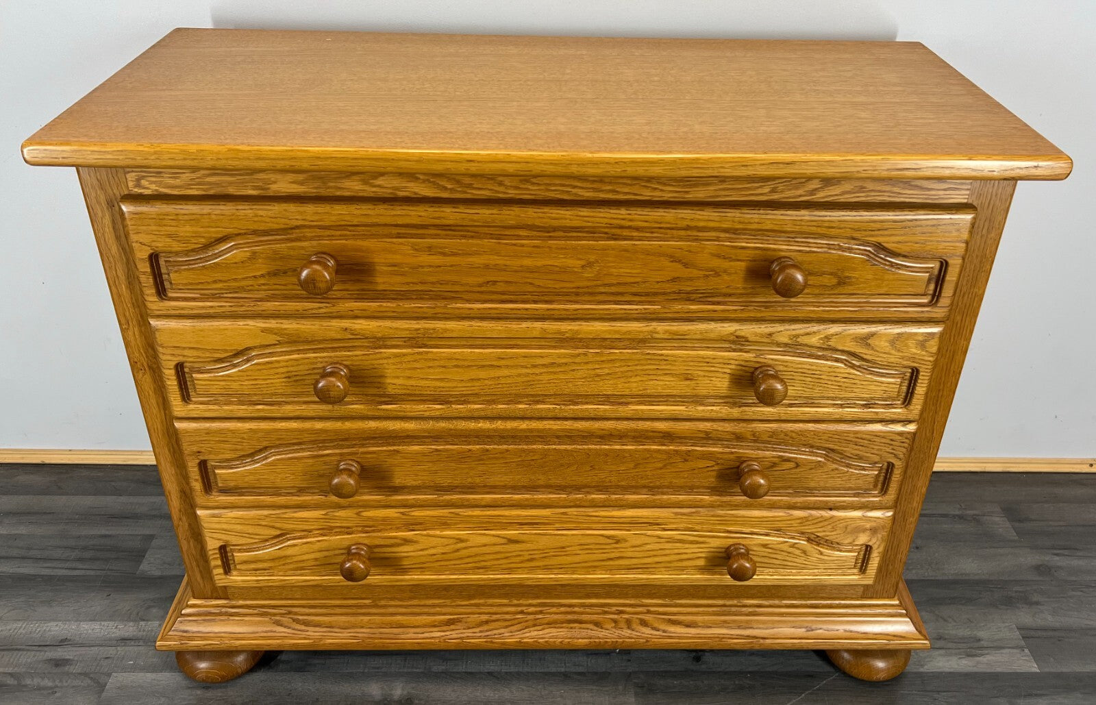 Chest of Drawers Vintage French Style 4 Drawer Cabinet Carved Sideboard LOT 31900